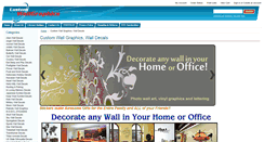 Desktop Screenshot of customwallgraphics.com
